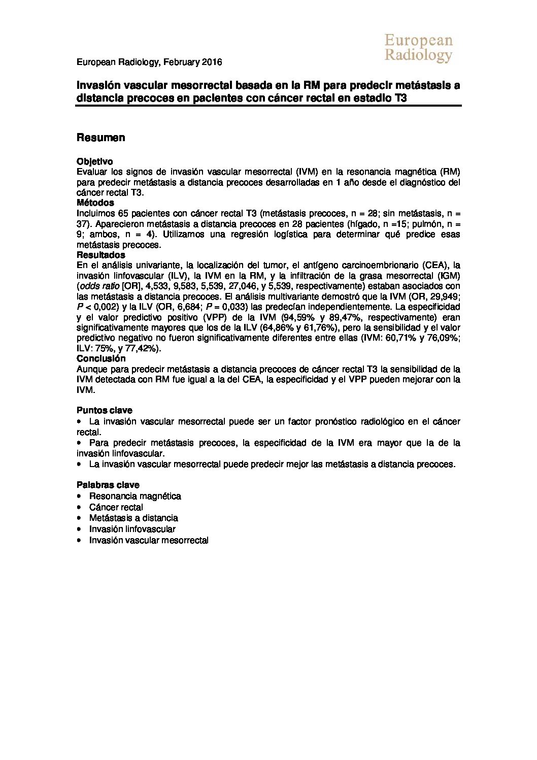 European Radiology, Vol 26, Issue 02, February